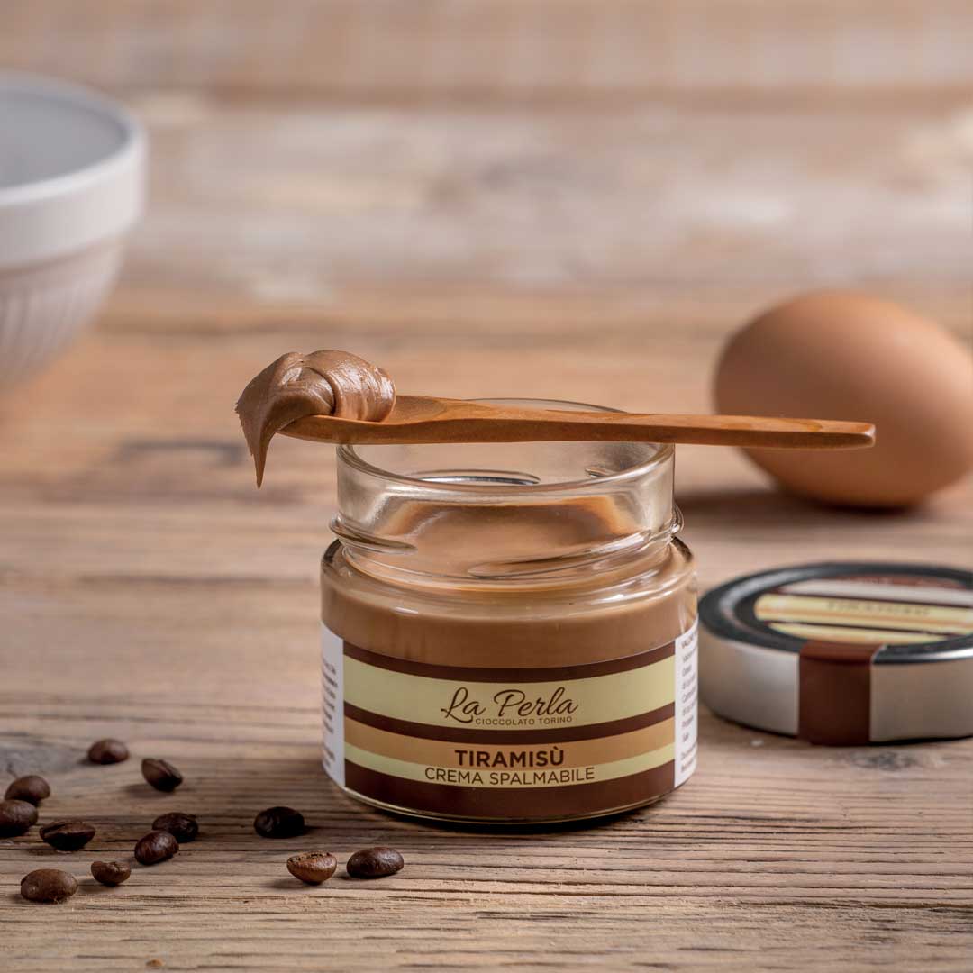 La crema Spalmabile al Tiramisù - La Perla di Torino