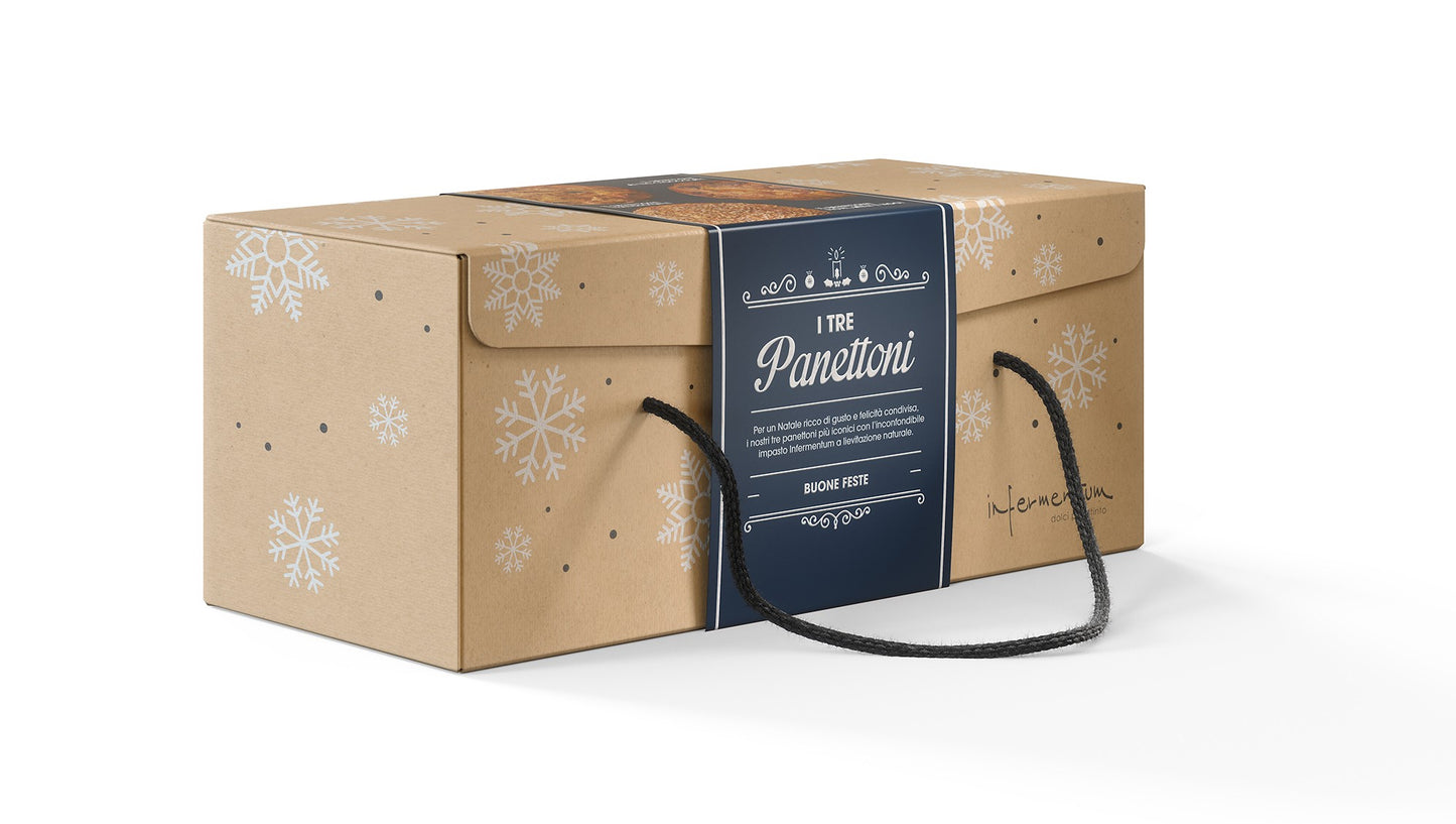 Box Panettoni – Set da 3 × 500 g – Infermentum