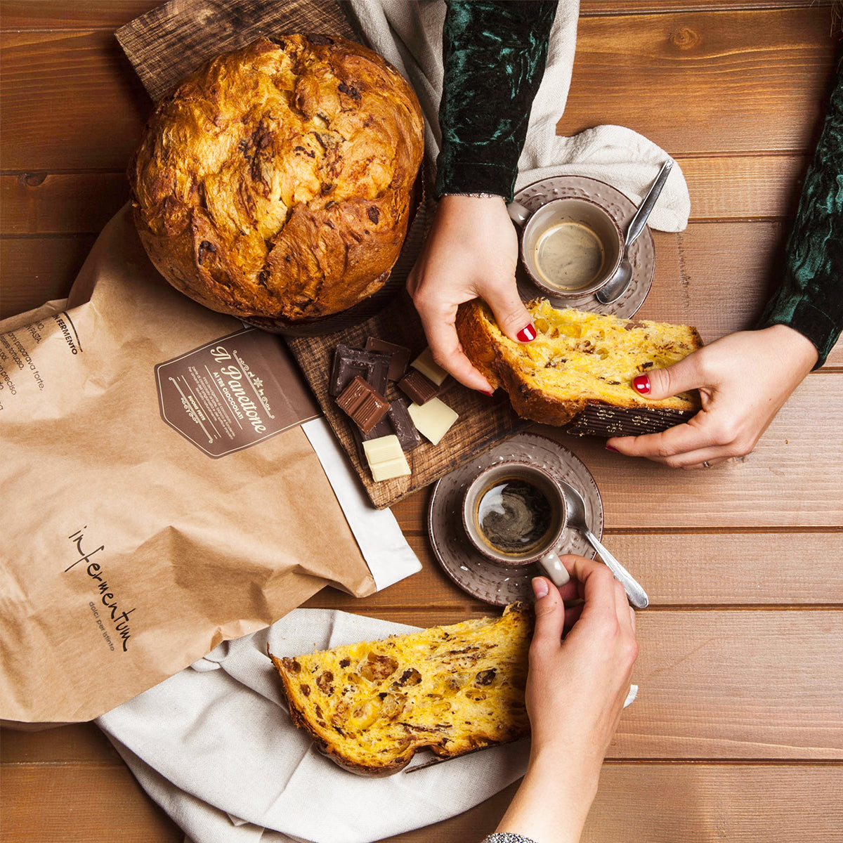 Il Panettone ai Tre Cioccolati - Infermentum