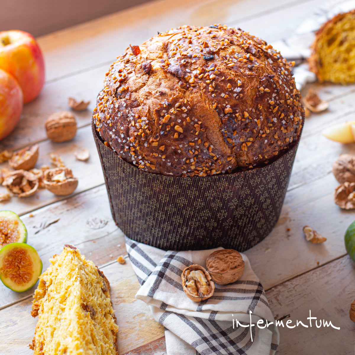 Il Panettone Fichi, Mele e Noci - Infermentum