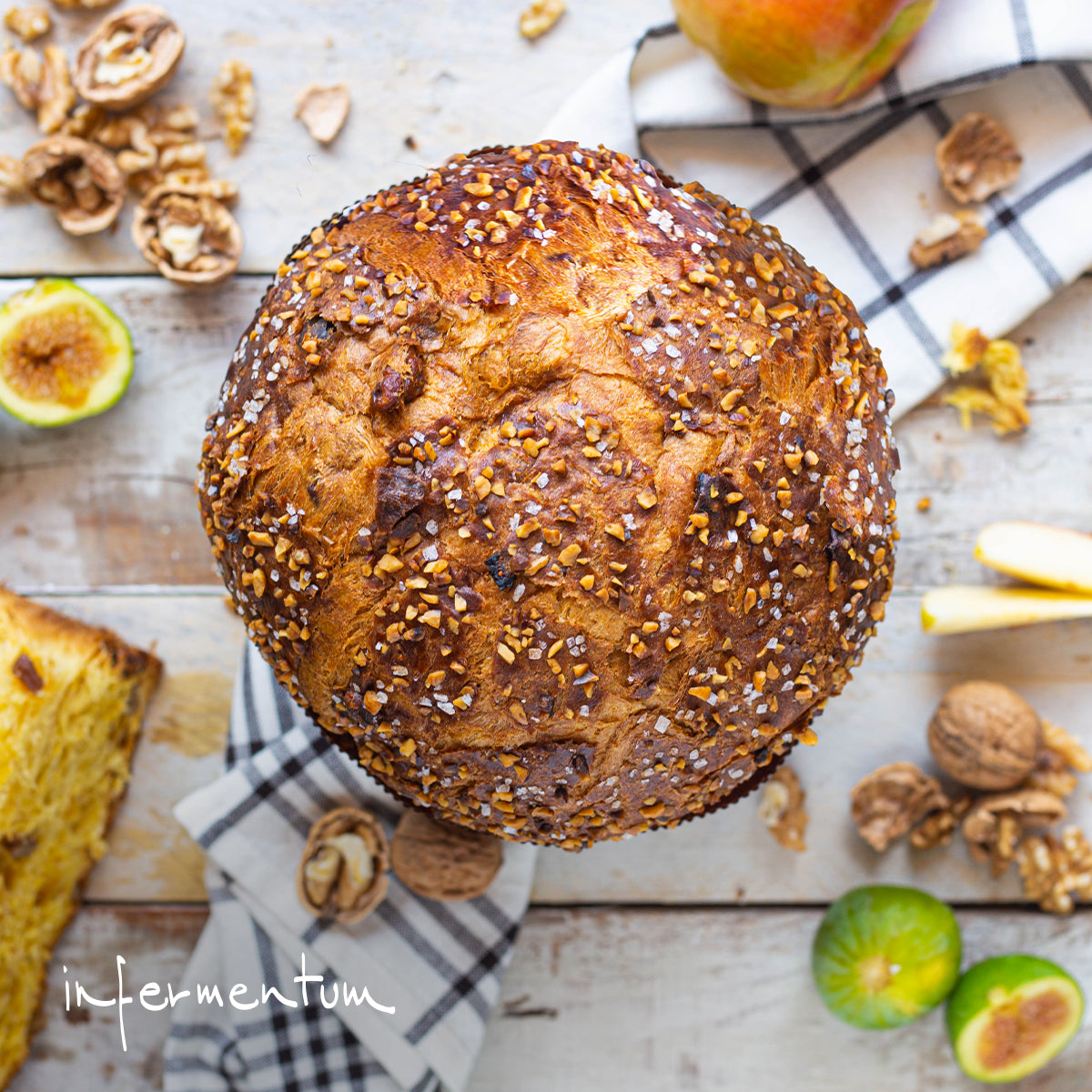 Il Panettone Fichi, Mele e Noci - Infermentum