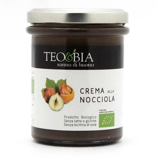 Crema Spalmabile alla Nocciola Bio - Teo&Bia